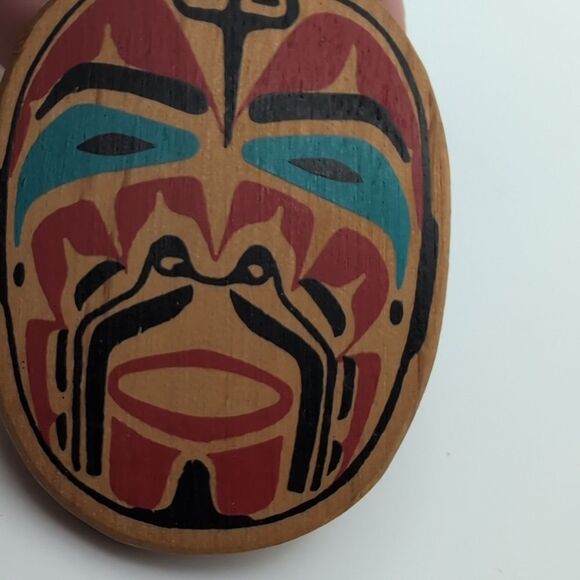 Native American vintage hand painted magnets collectable - Picture 10 of 11